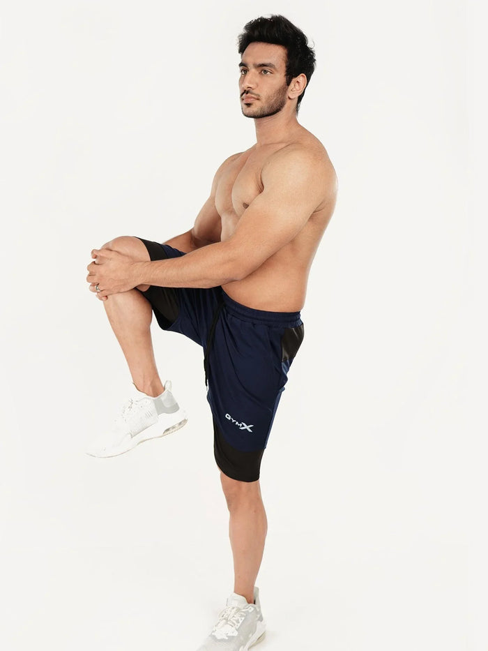 2-in-1 Shorts with phone pocket: Sublime Blue - Sale - GymX