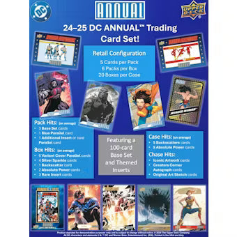2024-25 Upper Deck DC Annual  Blaster Box