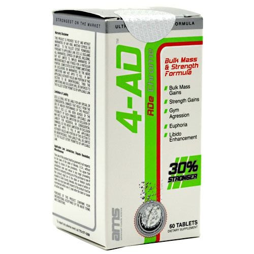 Advanced Muscle Science 4-AD-RDe - 60 Tablets - 893461001835
