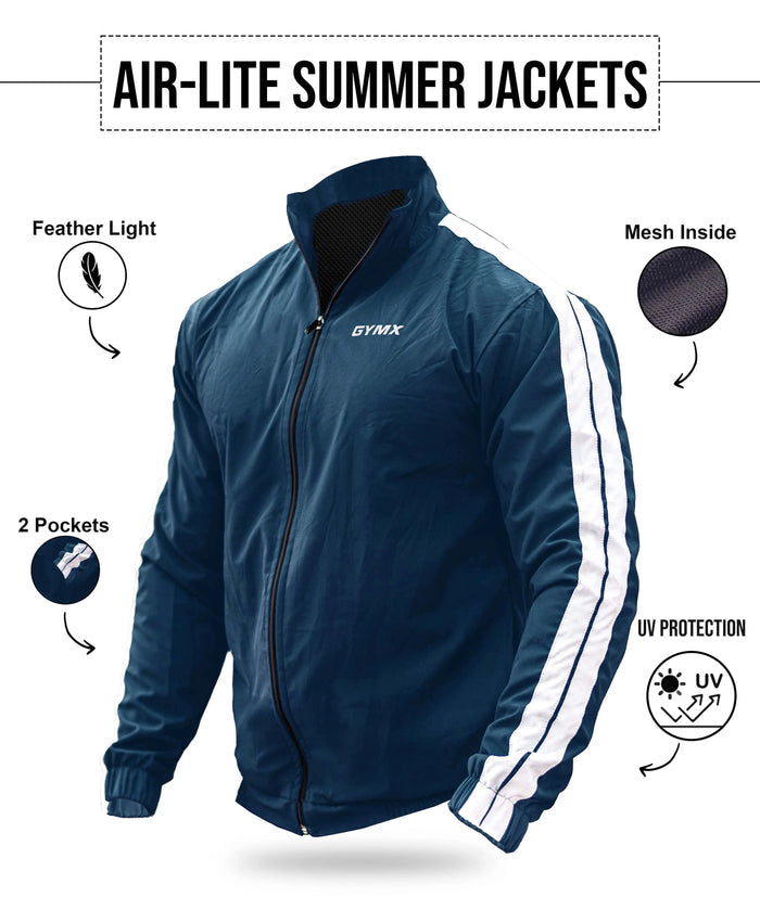Air-Lite Summer Jacket: Krypto Blue