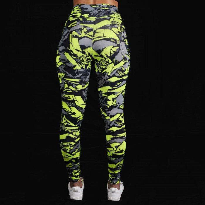 Allure Leggings: Neon Fusion Camo- Sale - GymX