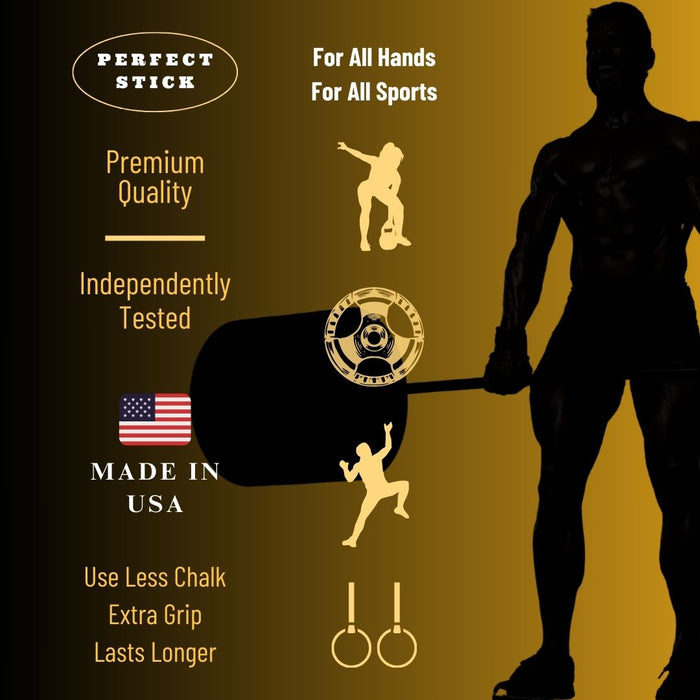 AMAZING Neu Iron Gym Chalk! Made in USA - PURE