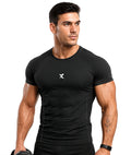 Armour Compression Tees: Obsidian Black (Nylon)