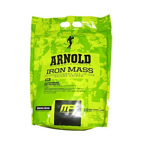 Arnold By Musclepharm Iron Mass - Banana Cream - 8 lb - 696859261824