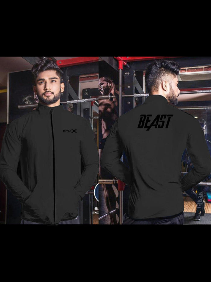 Beast Carbon Grey Summer Windcheater - GymX