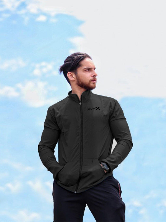 Beast Carbon Grey Summer Windcheater - GymX