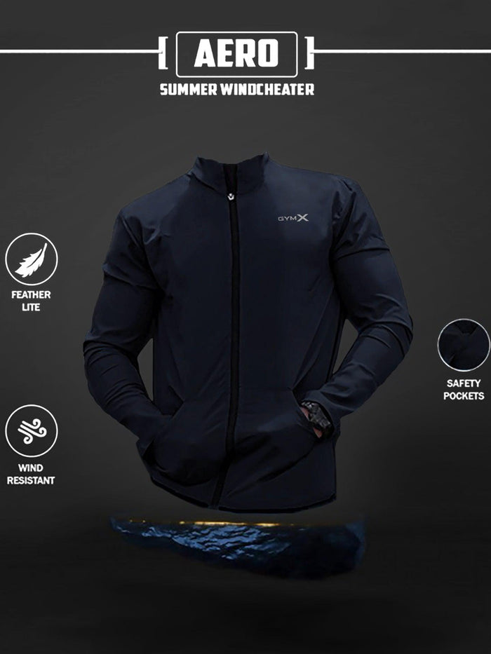 Beast Night Blue Summer Windcheater - GymX