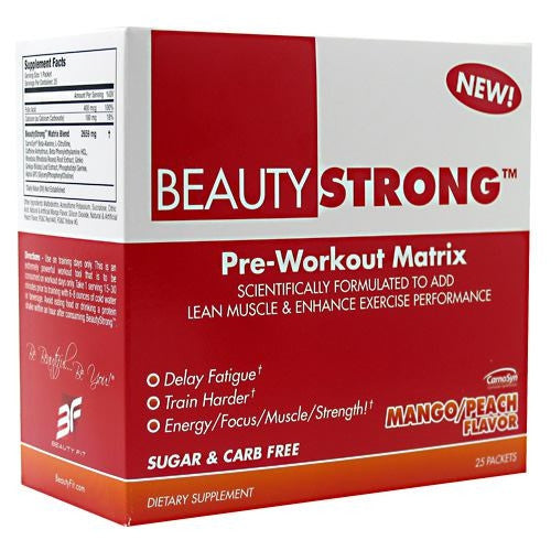 BeautyFit BeautyStrong - Mango Peach - 25 Packets - 858695002508