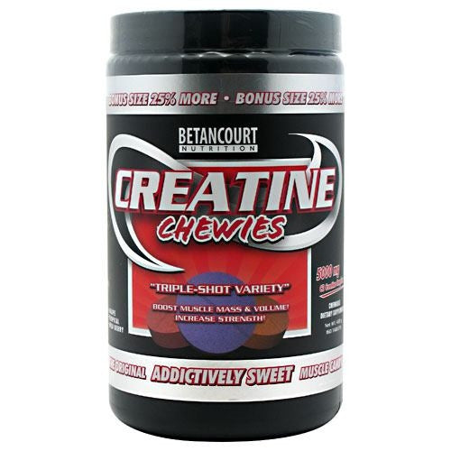 Betancourt Nutrition Creatine Chewies - Triple-Shot Variety - 160 Tablets - 857487002122