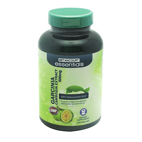 Betancourt Nutrition Garcinia Cambogia Extract 500 mg - 120 Capsules - 120 Servings - 857487004621