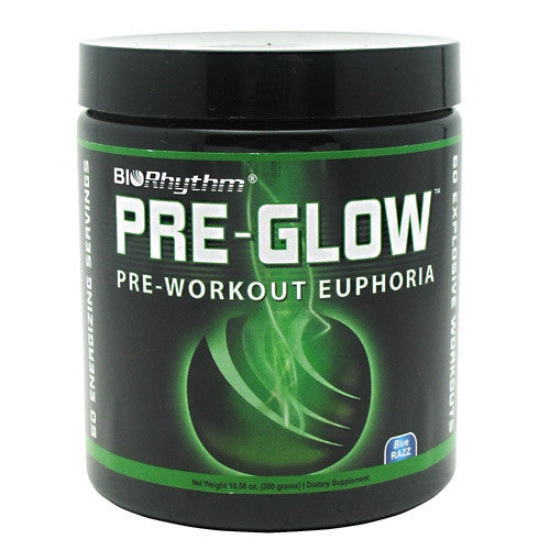 BioRhythm Pre-Glow - Blue Razz - 60 Servings - 854242002090