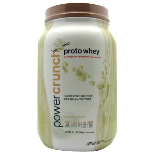 BNRG Power Crunch Proto Whey - Vanilla Creme - 2 lb - 644225200021