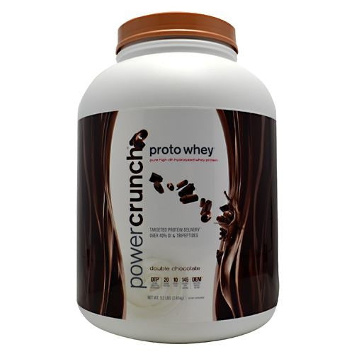 BNRG Power Crunch Proto Whey - Double Chocolate - 5 lb - 644225500015