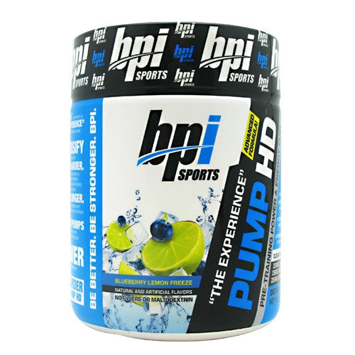 BPI Pump HD - Blueberry Lemon Freeze - 25 Servings - 811213022495