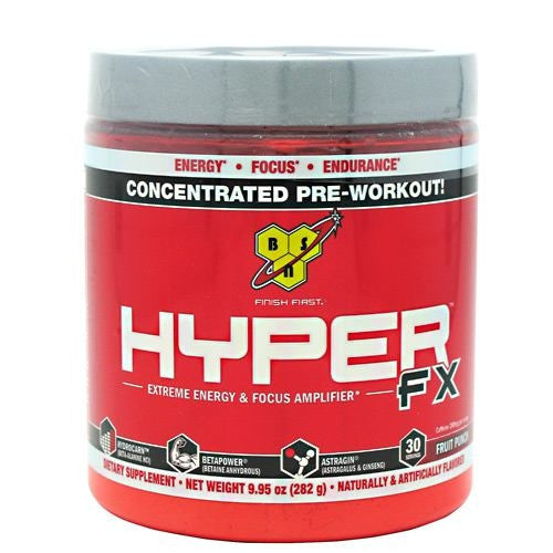 BSN Hyper FX - Fruit Punch - 30 Servings - 834266003501