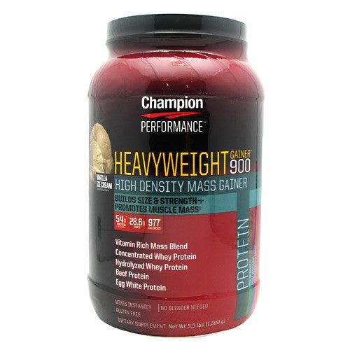 Champion Nutrition Heavyweight Gainer 900 - Vanilla Shake - 3.3 lb - 027692101808