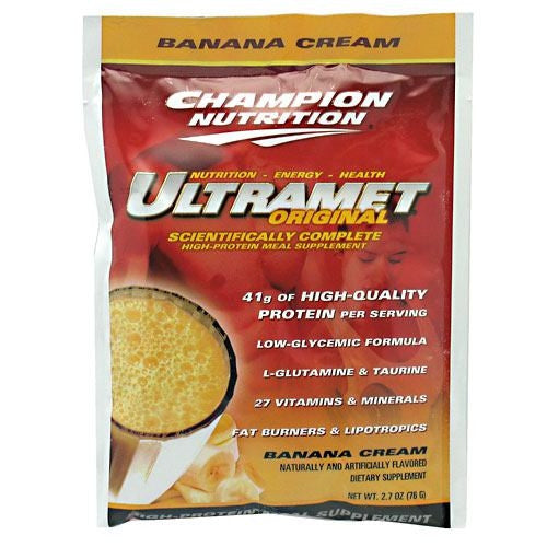 Champion Nutrition Ultramet Original - Banana Cream - 60 Packets - 027692132604