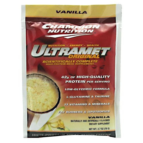 Champion Nutrition Ultramet Original - Vanilla - 60 Packets - 027692130600