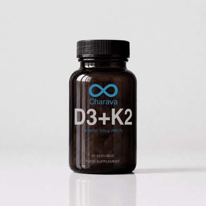 Charava Vitamin D3 (4000IU) + K2 (MK-7) - Charava UK