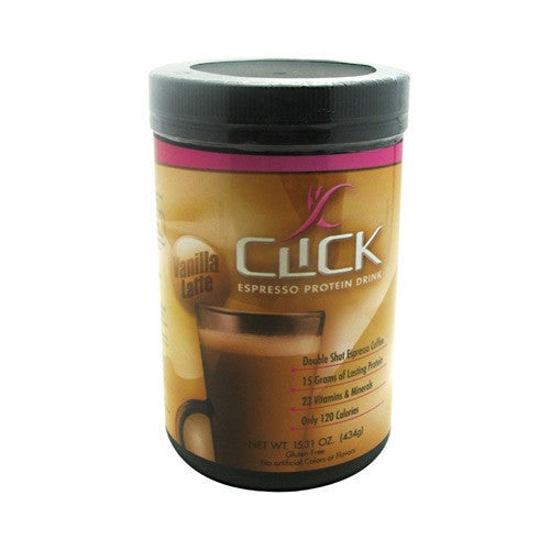 CLICK Espresso Protein Drink - Vanilla Latte - 14 Servings - 094922168818