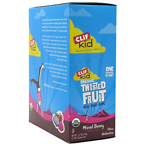 Clif Kid Organic Twisted Fruit - Mixed Berry - 18 ea - 722252380029