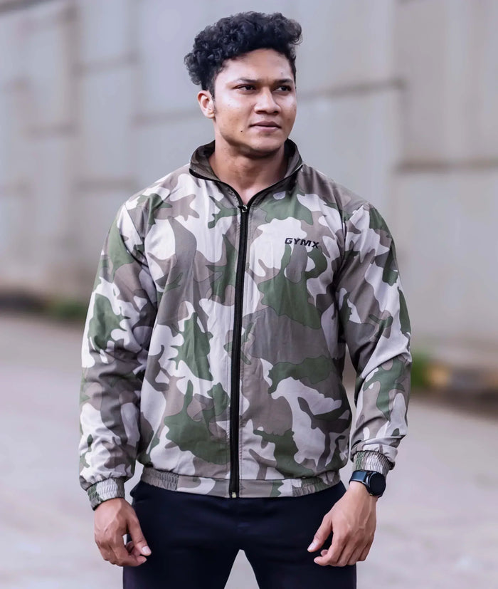 Combat Camo GymX Windcheaters: Woodland Camo - Sale