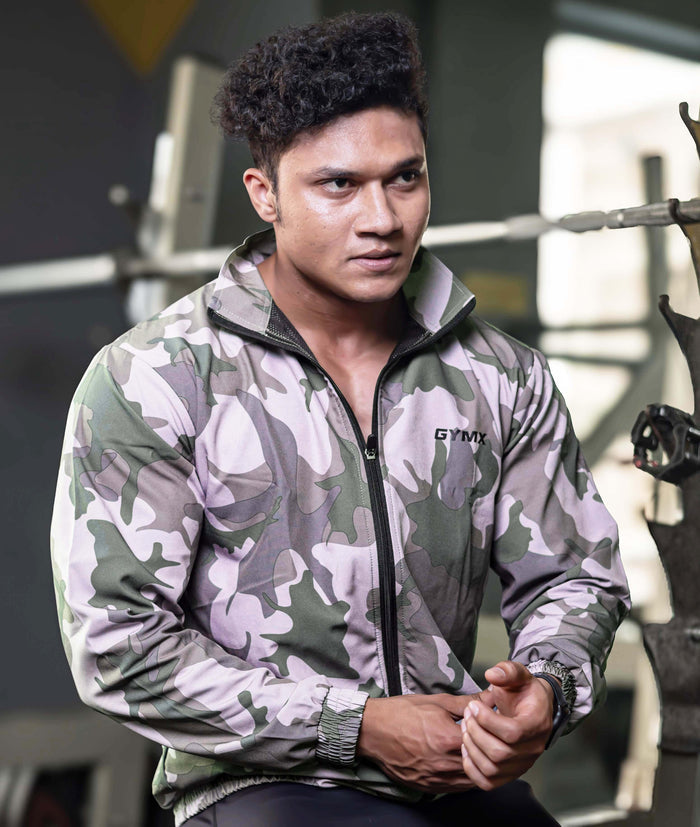 Combat Camo GymX Windcheaters: Woodland Camo - Sale