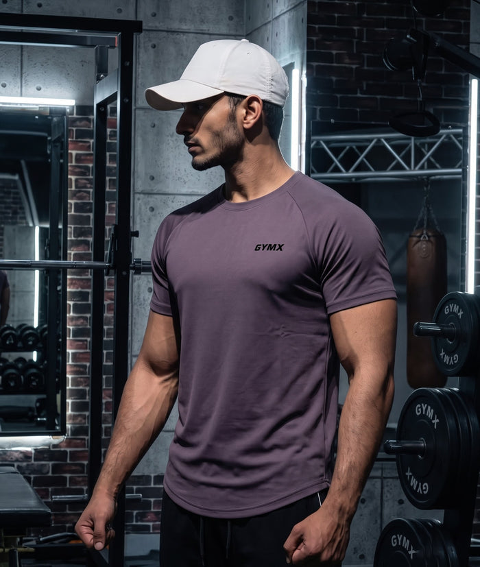 Combo Offer: Elitex Flex Tee: Shadow Plum + Arctic Blue