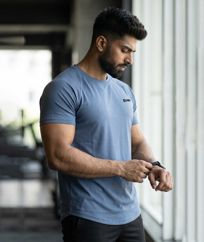 Combo Offer: Elitex Flex Tee: Shadow Plum + Arctic Blue