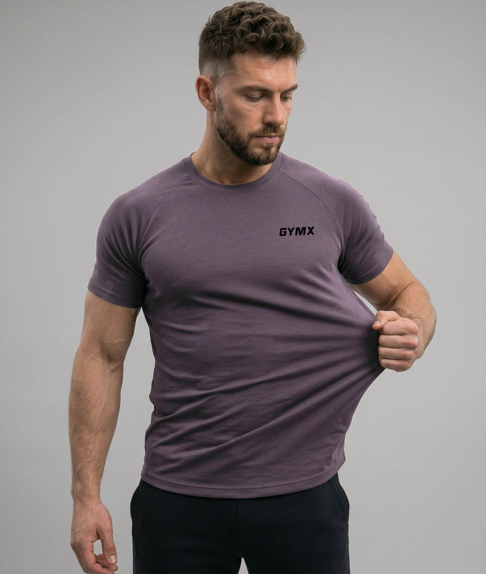 Combo Offer: Elitex Flex Tee: Shadow Plum + Arctic Blue