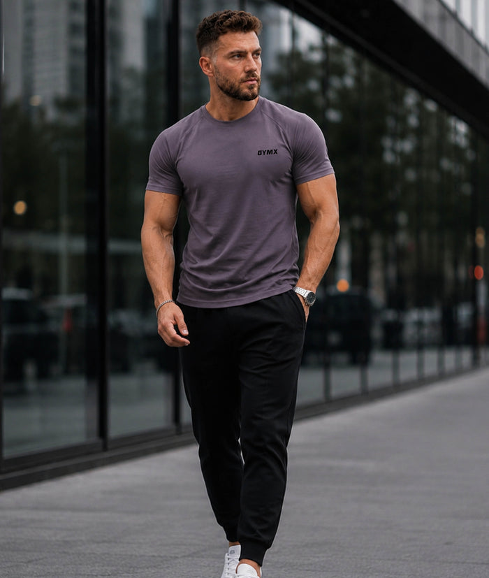 Combo Offer: Elitex Flex Tee: Shadow Plum + Arctic Blue