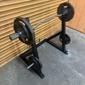 Commercial Curl Bar Stand w/ Curl Bar & 100 Lbs Of Olympic Weight Plates