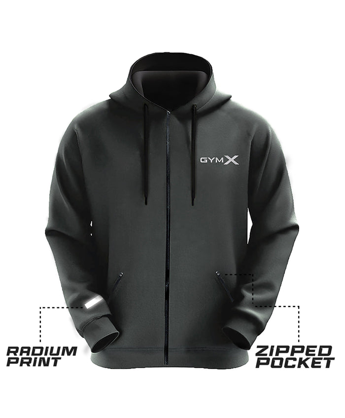Crush Hoodie- Carbon Grey - Sale - GymX