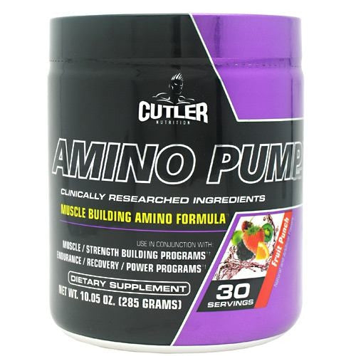 Cutler Nutrition Amino Pump - Fruit Punch - 30 Servings - 810150020625