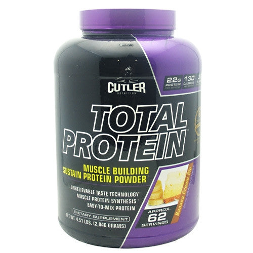 Cutler Nutrition Total Protein - Banana Cream Pie - 62 Servings - 810150021158