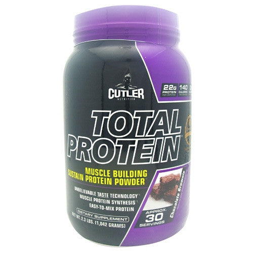 Cutler Nutrition Total Protein - Chocolate Brownie - 30 Servings - 810150021073