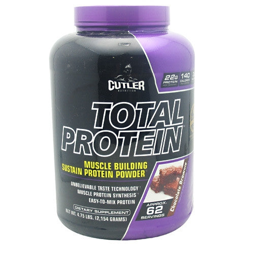 Cutler Nutrition Total Protein - Chocolate Brownie - 62 Servings - 810150021103