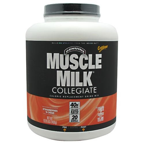 CytoSport Collegiate Muscle Milk - Strawberry Creme - 5.29 lb - 660726563366
