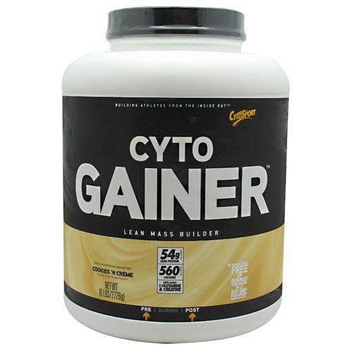 CytoSport CytoGainer - Cookies N Creme - 6 lb - 660726220863
