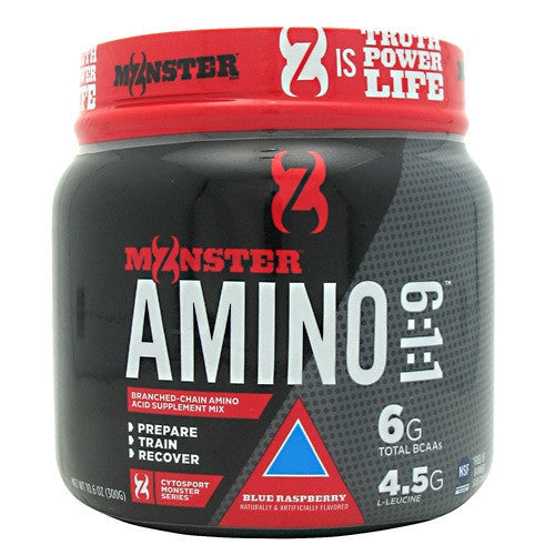 CytoSport Monster Amino - Blue Raspberry - 300 g - 660726803202