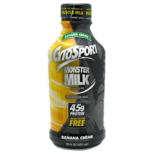 CytoSport Monster Milk RTD - Banana Creme - 12 Bottles - 876063006132