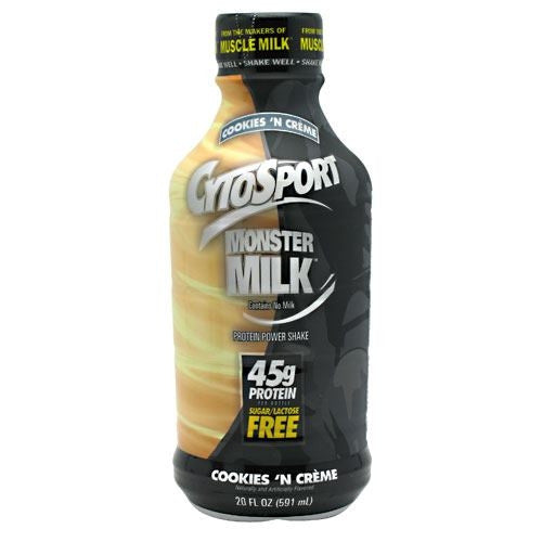 CytoSport Monster Milk RTD - Cookies N Creme - 12 Bottles - 876063006149