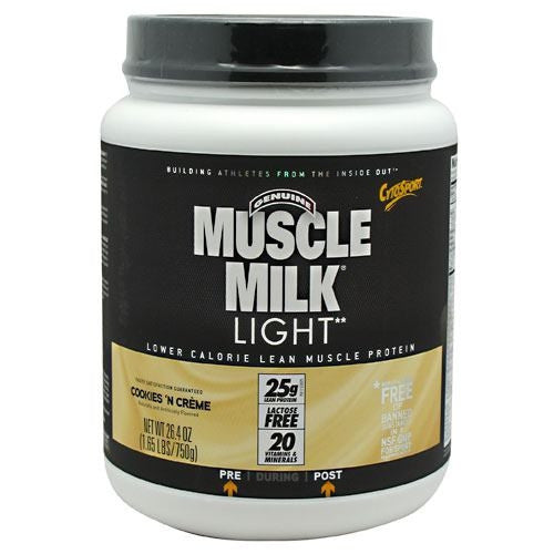CytoSport Muscle Milk Light - Cookies n Creme - 1.65 lb - 660726593509