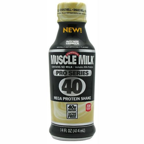 CytoSport Pro Series Muscle Milk Pro Series 40 - Intense Vanilla - 12 Bottles - 876063002912