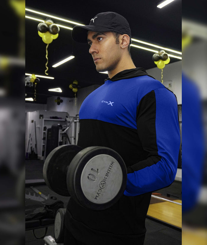 Dual Edition GymX Pullover: Electric Blue - Sale - GymX