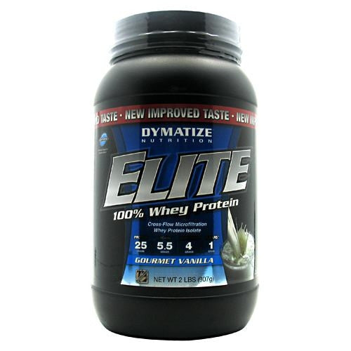 Dymatize Elite 100% Whey Protein - Gourmet Vanilla - 2 lb - 705016599165