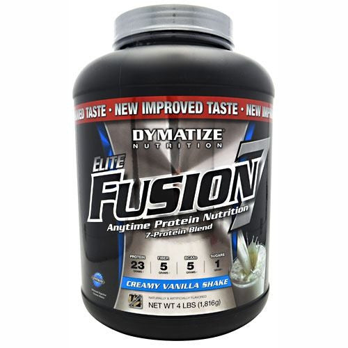 Dymatize Elite Fusion 7 - Creamy Vanilla Shake - 4 lb - 705016920389