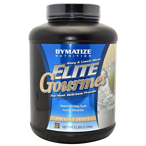 Dymatize Elite Gourmet Whey & Casein Blend - French Vanilla - 5 lb - 705016433452