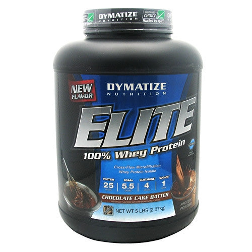 Dymatize Elite Whey - Chocolate Cake Batter - 5 lb - 705016560134