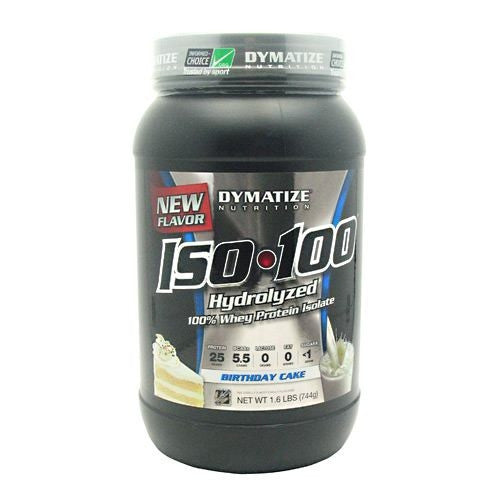 Dymatize Iso-100 - Birthday Cake - 1.6 lb - 705016355051